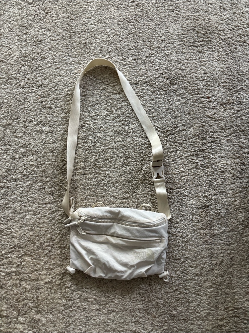 The North Face Off-White/Cream Lightweight Crossbody Bag